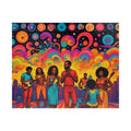Music Art Puzzle 500 Piece Colorful Band Puzzle, Creative Abstract Puzzle for Adults
