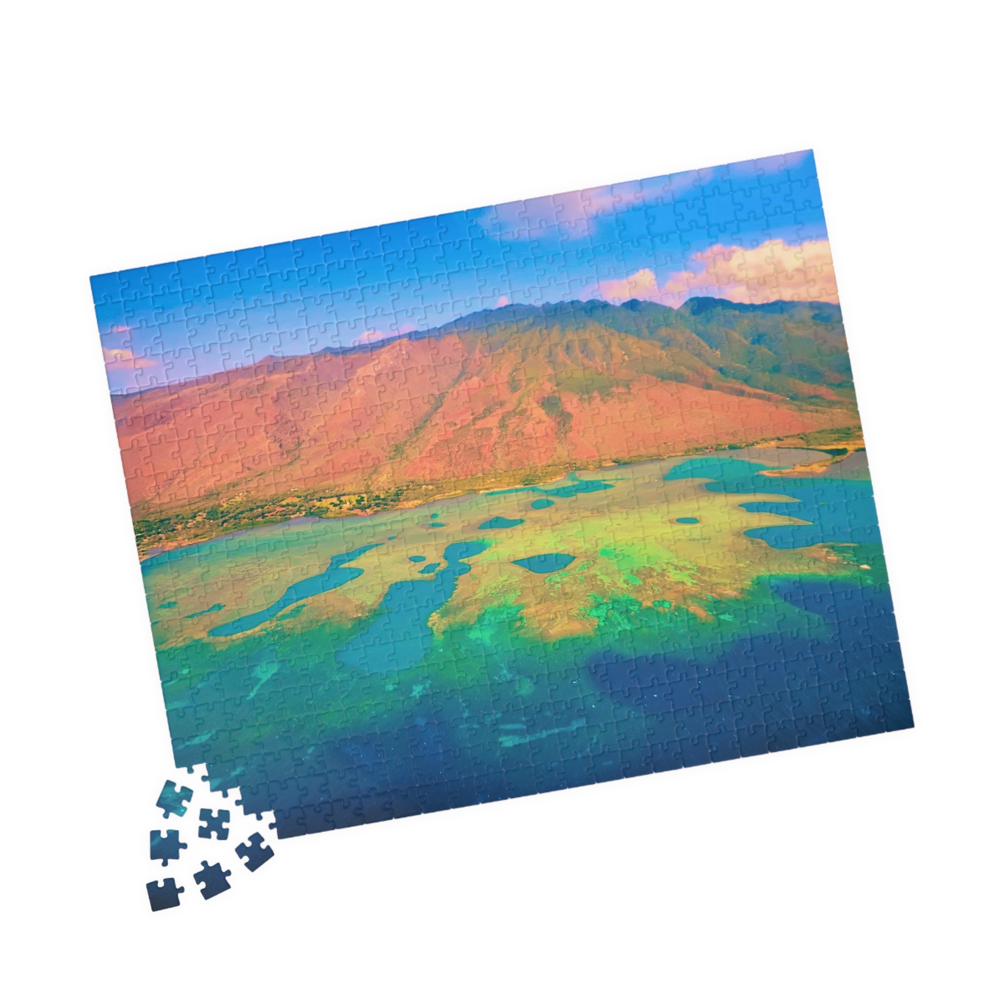 Tropical Ocean Puzzle 1000 Piece, Colorful Coral Reef Jigsaw Puzzle, Relaxing Sea Life Art, Landscape Puzzle