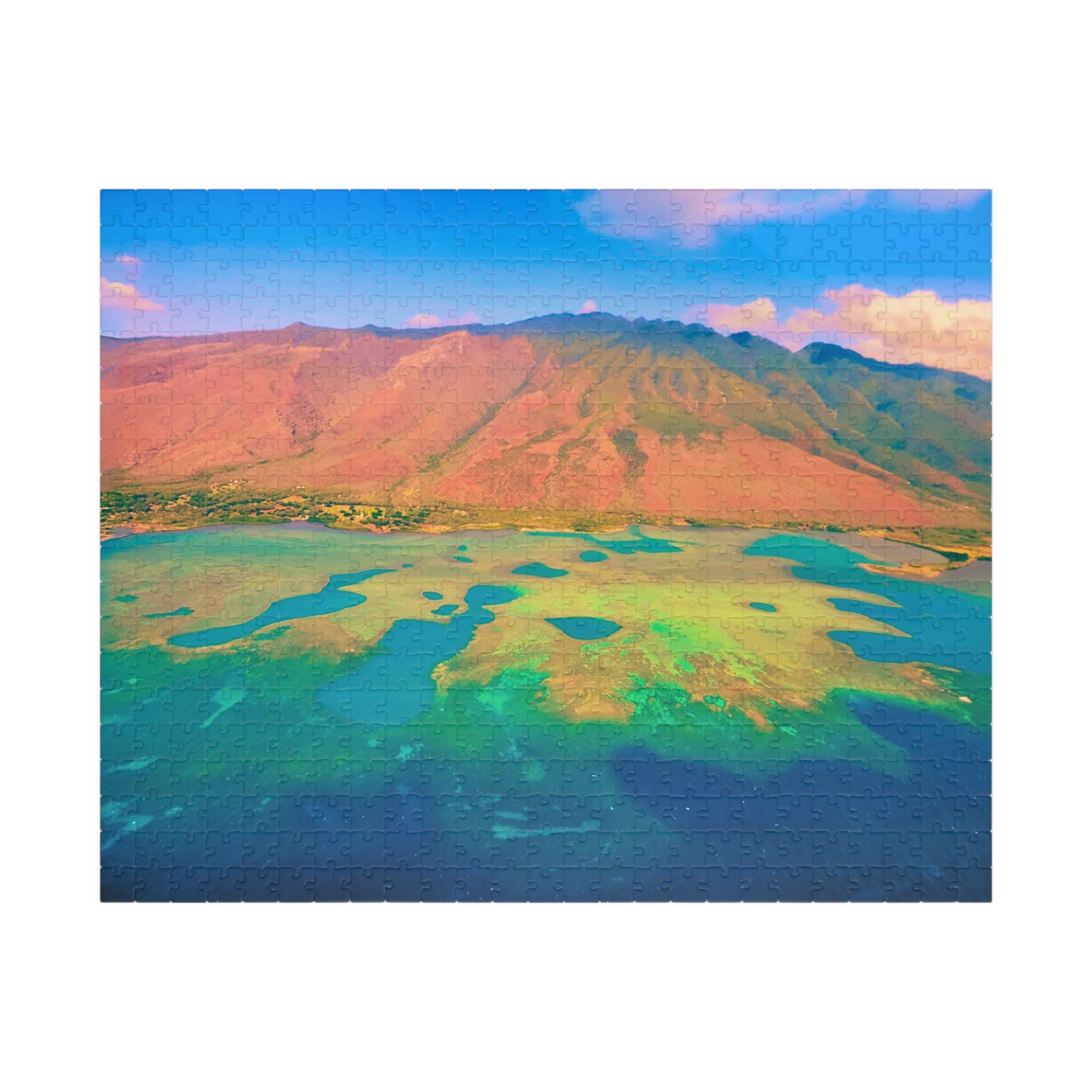 Tropical Ocean Puzzle 1000 Piece, Colorful Coral Reef Jigsaw Puzzle, Relaxing Sea Life Art, Landscape Puzzle